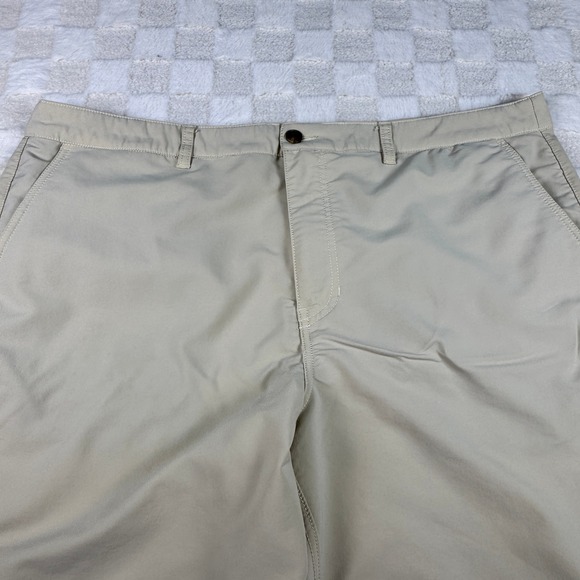 Turtleson Mens Khaki Golf Shorts Size 40 Flat Front Stretch Performance - Picture 5 of 9